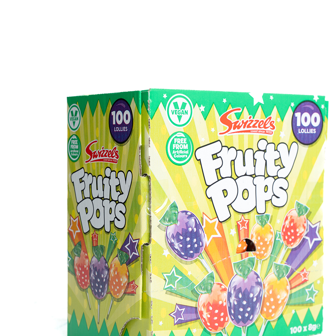 FRUITY POPS LOLLIES X 100