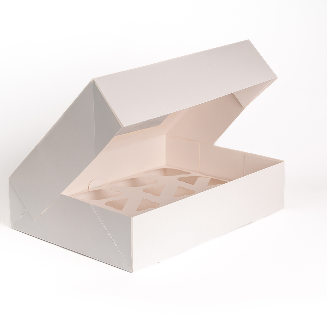 CUPCAKE HOLDER PLAIN 6 WITH INSERT X 50