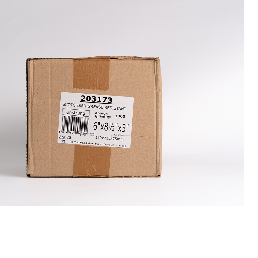 GREASE PROOF SCOTCHBAN BAGS 6 X 8.5 X 3 X 1000