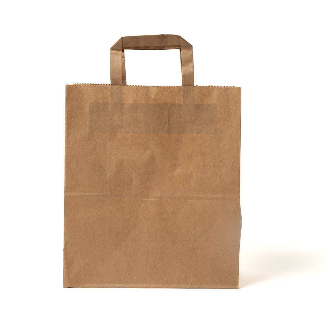 Large Brown Handle Carrier Bag