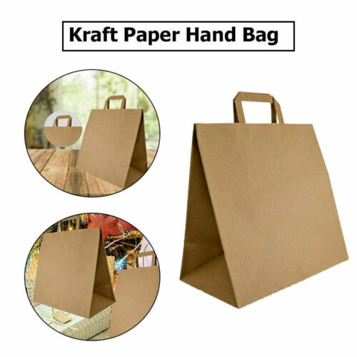XL Brown Handle Carrier Bag